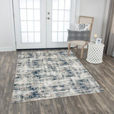 Rizzy Chelsea Chs105 Ivory/Teal Rugs.