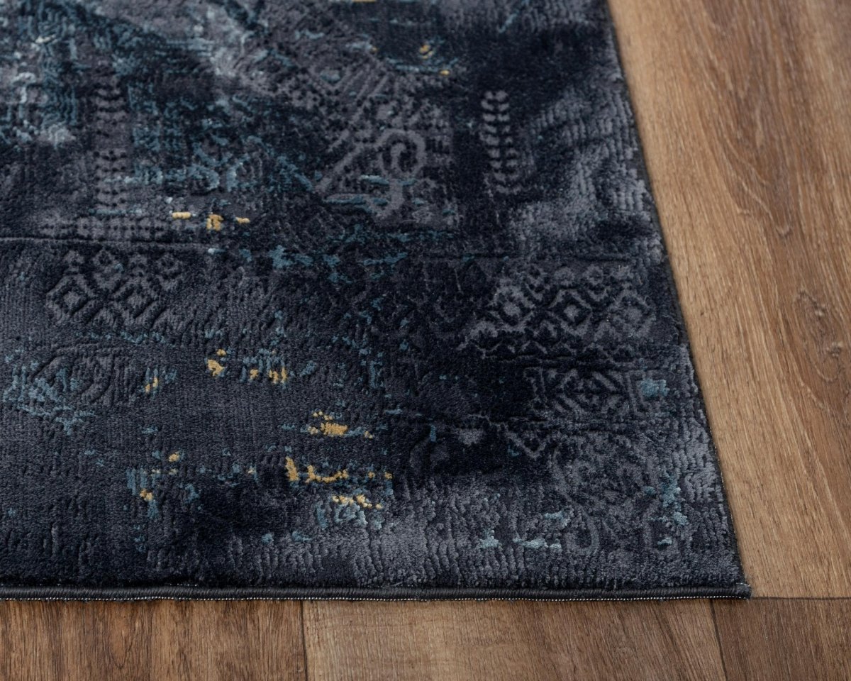 Rizzy Emerge Emg928 Gray/Black Rugs.