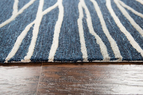 Rizzy Idyllic Id970A Navy, Ivory, Gray Rugs.