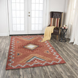 Rizzy Mesa Mz163B Rust, Multi Rugs.