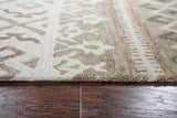 Rizzy Opulent Ou934A Natural, Teal Rugs.