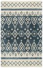 Rizzy Opulent Ou936A Natural, Gray, Dark Blue, Blue Rugs.