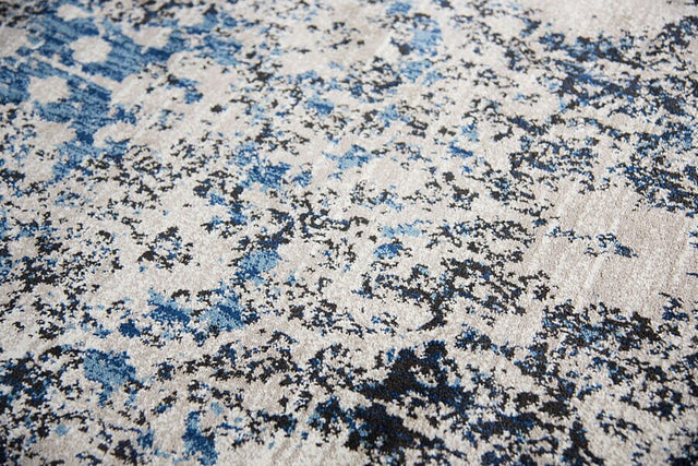 Rizzy Panache Pn6956 Taupe, Blue, Medium Blue, Dark Blue Rugs.