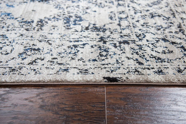 Rizzy Panache Pn6956 Taupe, Blue, Medium Blue, Dark Blue Rugs.