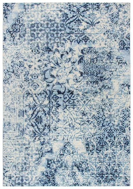 Rizzy Panache Pn6959 Ivory, Blue, Dark Blue Rugs.