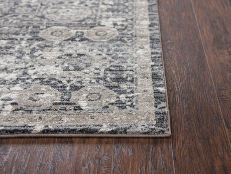 Rizzy Panache Pn6977 Gray, Natural, Tan, Dark Gray Rugs.