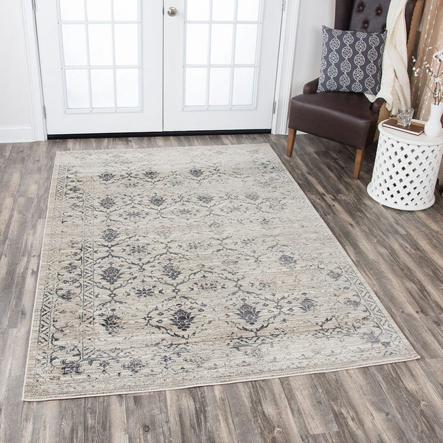 Rizzy Panache Pn6985 Natural, Beige, Tan, Gray Rugs.