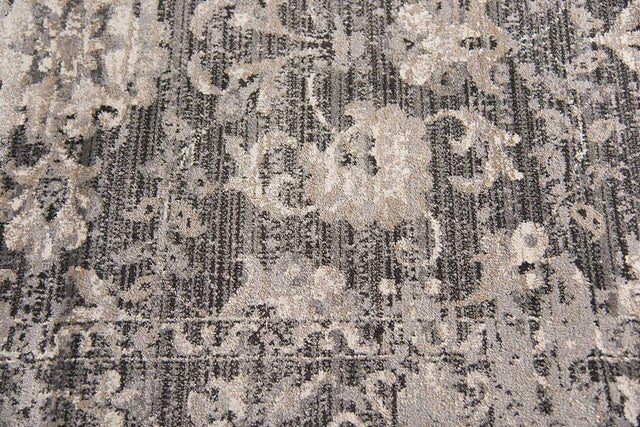 Rizzy Panache Pn6986 Gray, Dark Gray, Tan, Ivory, Black Rugs.