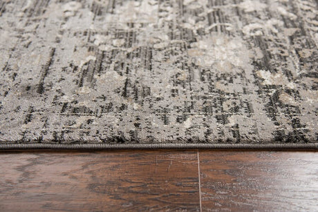 Rizzy Panache Pn6986 Gray, Dark Gray, Tan, Ivory, Black Rugs.