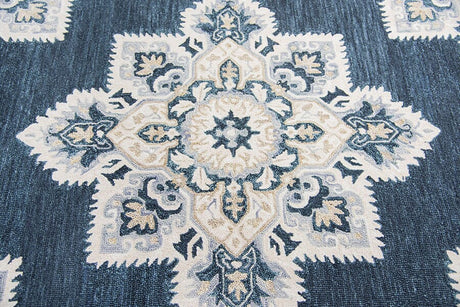 Rizzy Resonant Rs070B Dark Blue, Natural, Gray, Tan Rugs.