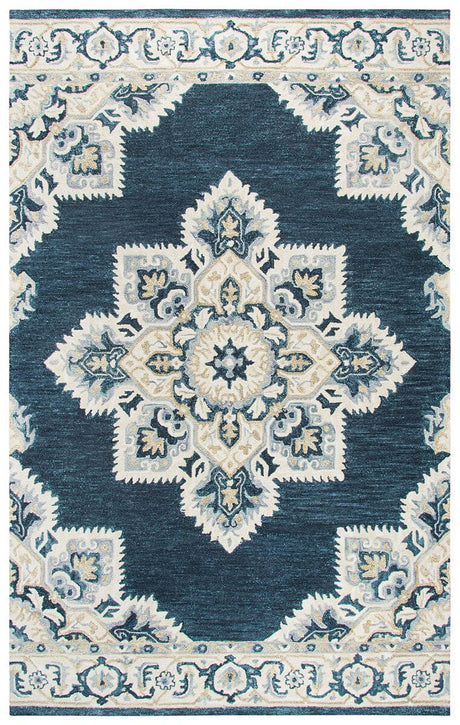 Rizzy Resonant Rs070B Dark Blue, Natural, Gray, Tan Rugs.