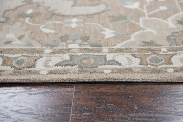 Rizzy Resonant Rs931A Tan, Dark Tan, Taupe, Gray, Ivory Rugs.