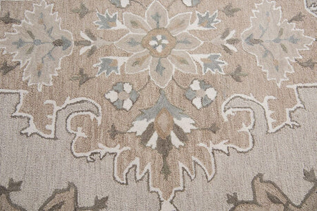 Rizzy Resonant Rs931A Tan, Dark Tan, Taupe, Gray, Ivory Rugs.