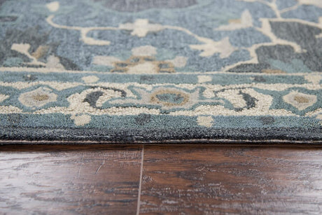 Rizzy Resonant Rs932A Dark Gray, Blue Gray, Gray Blue Rugs.