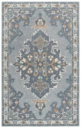 Rizzy Resonant Rs933A Gray, Light Gray, Dark Beige Rugs.