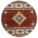 Rizzy Southwest SU-1822 Navajo Red Rugs.