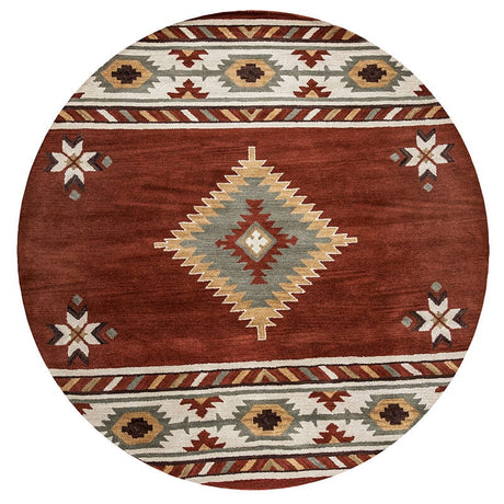 Rizzy Southwest SU-1822 Navajo Red Rugs.