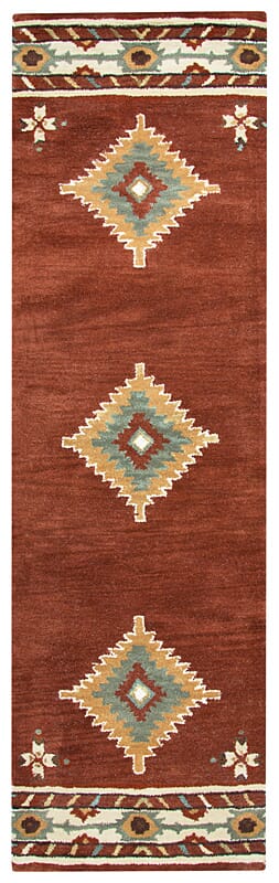 Rizzy Southwest SU-1822 Navajo Red Rugs.