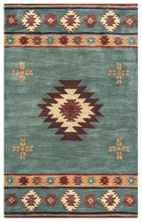 Rizzy Southwest SU-2008 Green Rugs.