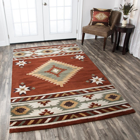 Rizzy Southwest Su1822 Rust Rugs.