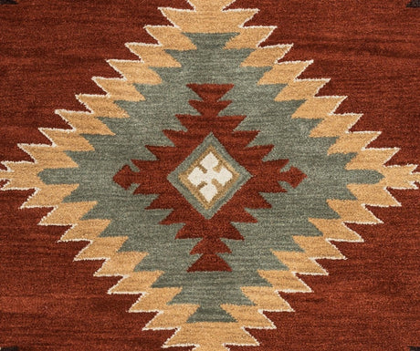 Rizzy Southwest Su1822 Rust Rugs.