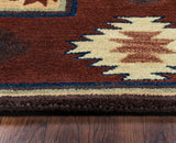 Rizzy Southwest Su2014 Burgundy Rugs.