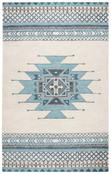 Rizzy Southwest Su567A Blue, Ivory Rugs.
