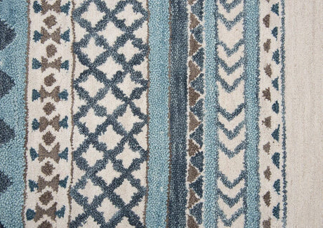 Rizzy Southwest Su567A Blue, Ivory Rugs.