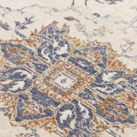 Rizzy Ventura Vra751 Ivory/Blue Rug.