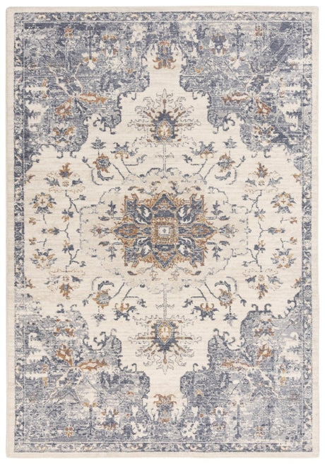 Rizzy Ventura Vra751 Ivory/Blue Rug.