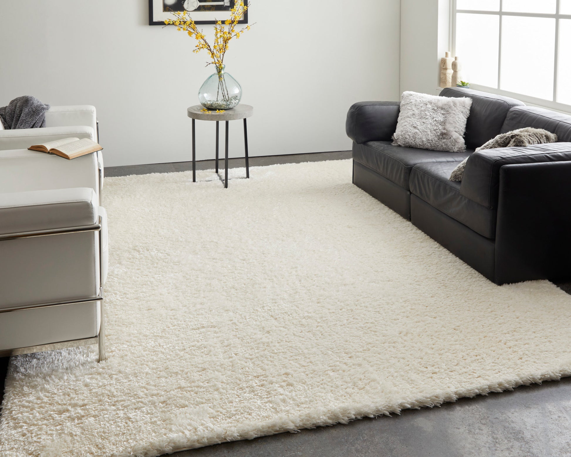 Feizy Darian Drn39K0F White Area Rug