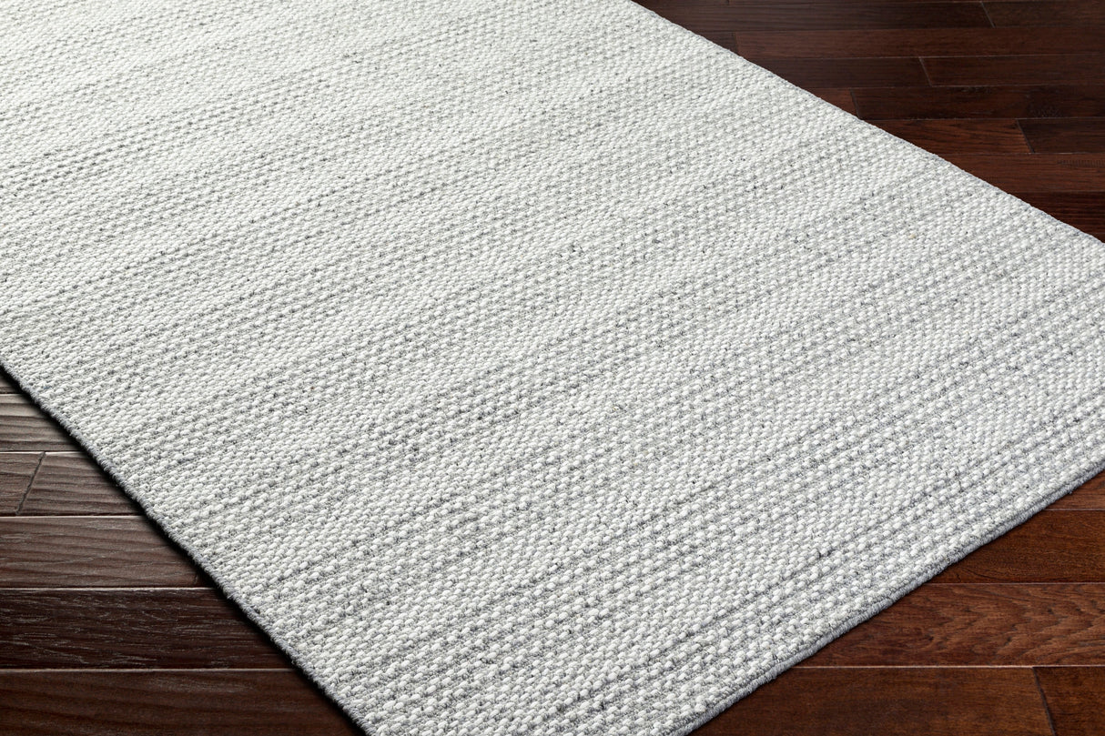 Surya Rio De Janerio Rjo-2301 Pale Slate, Sterling Grey, Metallic - Silver, Pewter, Light Silver Rug.