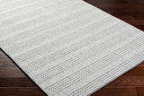 Surya Rio De Janerio Rjo-2301 Pale Slate, Sterling Grey, Metallic - Silver, Pewter, Light Silver Rug.
