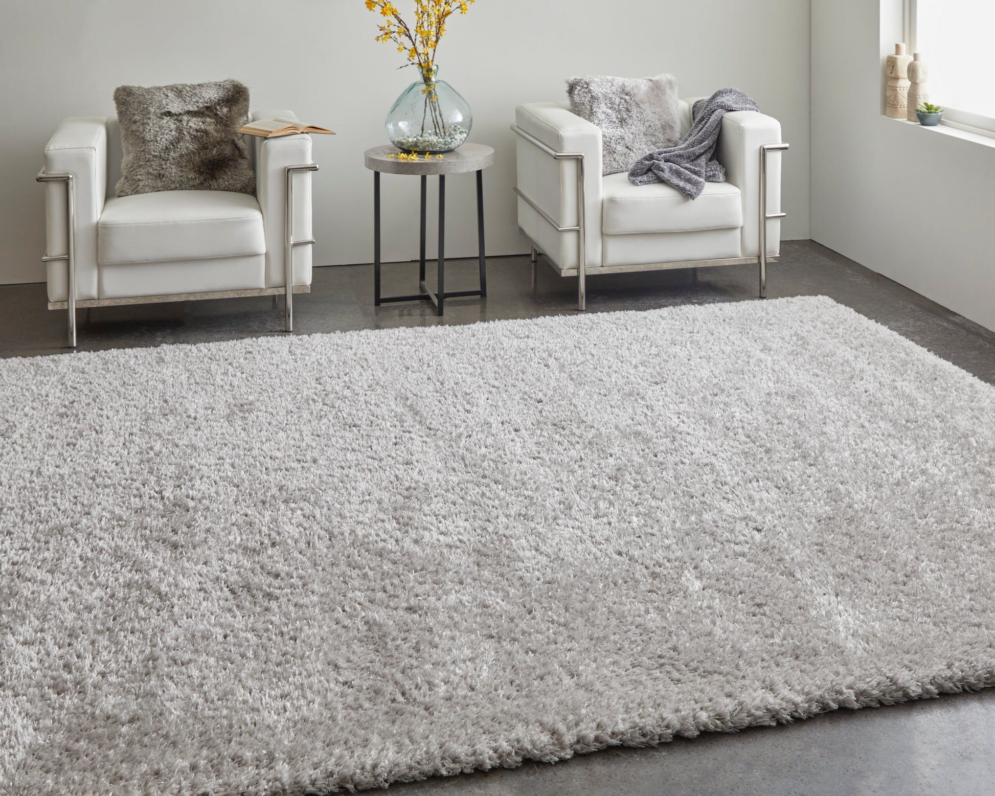 Feizy Darian Drn39K0F Silver/Gray Area Rug