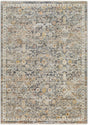 Surya Rojin Roj-2301 Warm Grey, Sage, Metallic - Silver, Grey, Light Silver Rug.