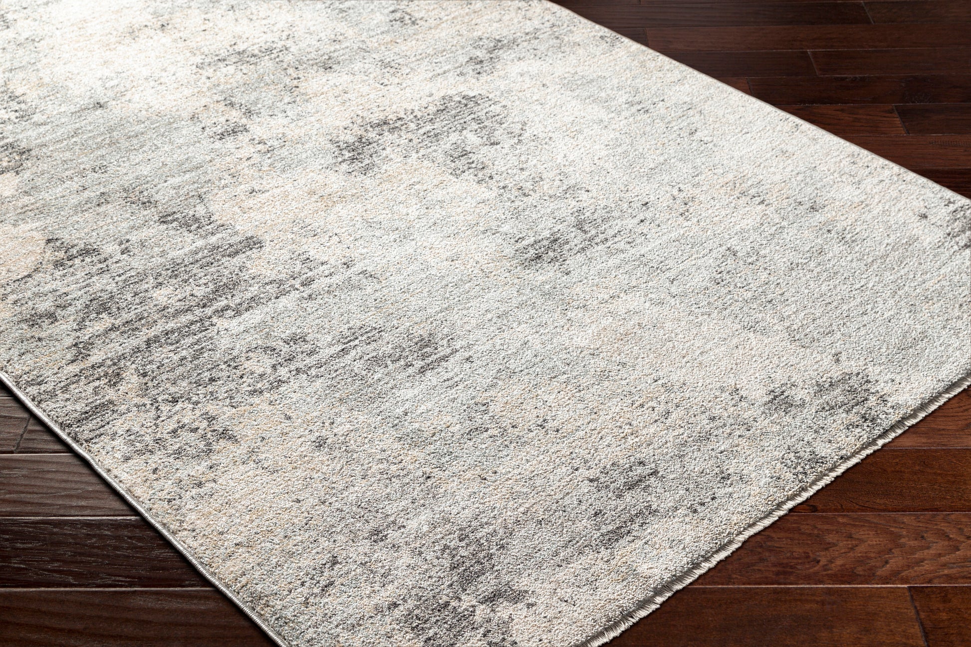 Surya Rojin Roj-2302 Ash, Metallic - Silver, Light Silver, Pewter, Sage Area Rug