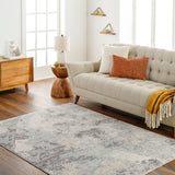 Surya Rojin Roj-2302 Gray, Light Blue, Taupe, Oatmeal, Light Slate, Black.