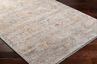 Surya Rojin Roj-2303 Ash, Khaki, Metallic - Silver, Light Silver Area Rug