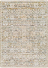 Surya Rojin Roj-2304 Ash, Slate Grey Taupe, Light Silver, Khaki, Sage, Metallic - Silver Rug.