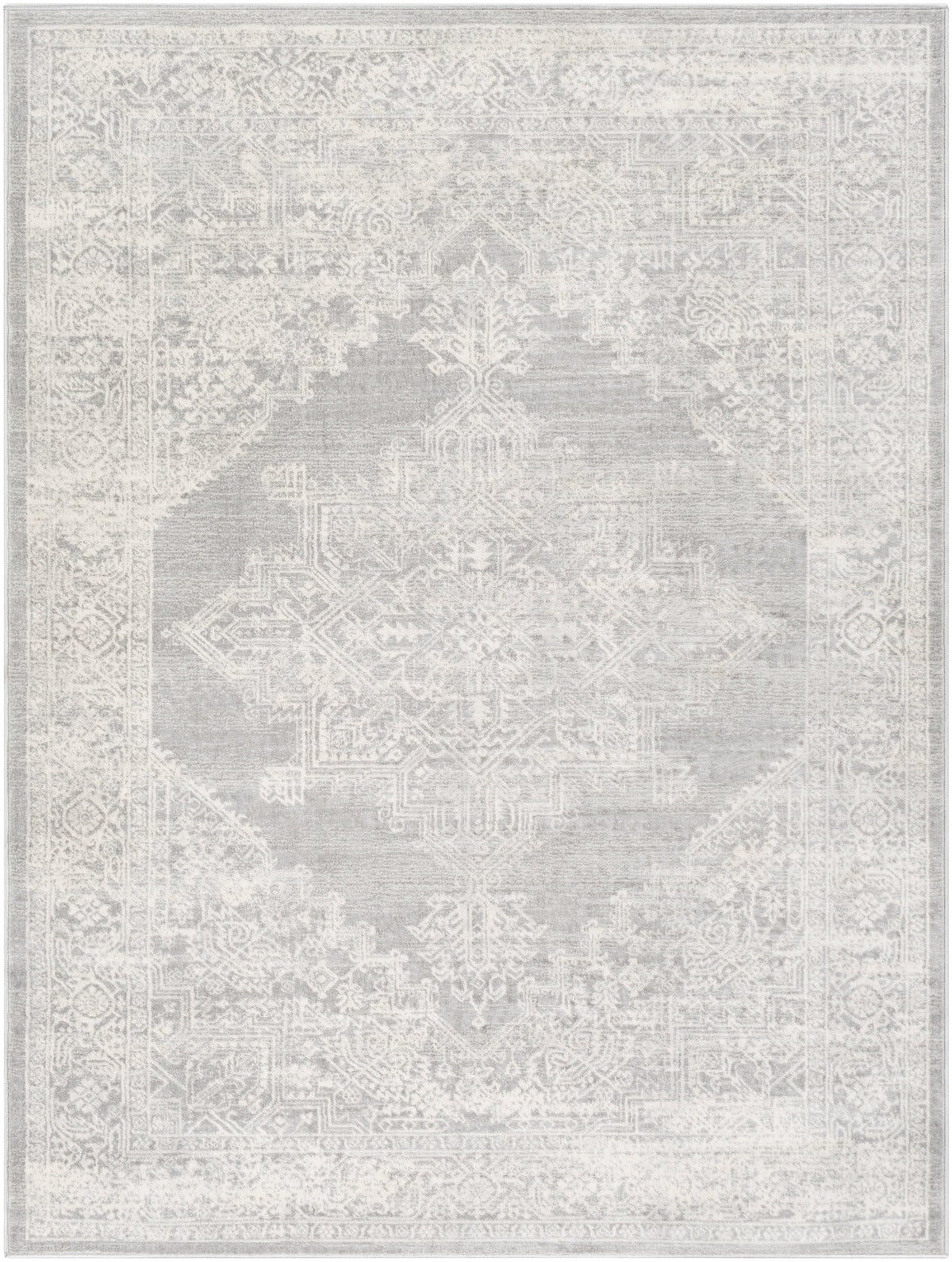 Surya Roma Rom-2348 Light Gray, Medium Gray, White Rugs