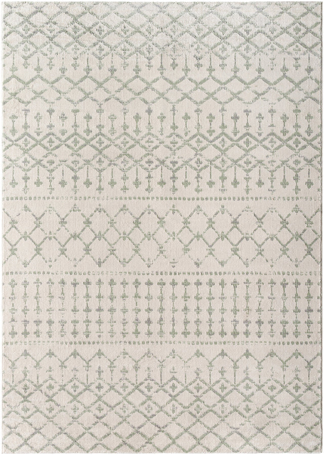 Surya Roma Rom-2407 Light Grey, Light Silver, Sterling Grey Rug.
