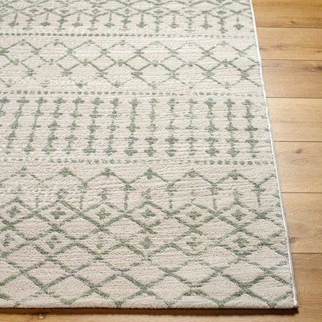 Surya Roma Rom-2407 Light Grey, Light Silver, Sterling Grey Rug.