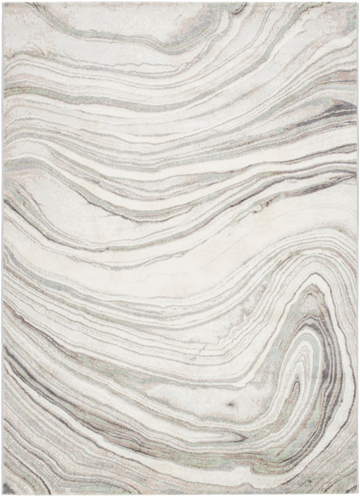 Surya Roma Rom-2409 Light Silver, Light Grey, Pale Slate, Silver Rug.