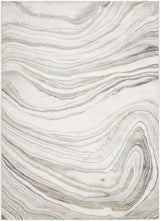 Surya Roma Rom-2409 Light Silver, Light Grey, Pale Slate, Silver Rug.