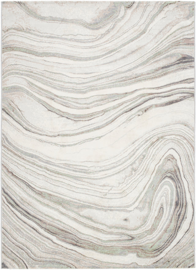 Surya Roma Rom-2409 Light Silver, Light Grey, Pale Slate, Silver Rug.