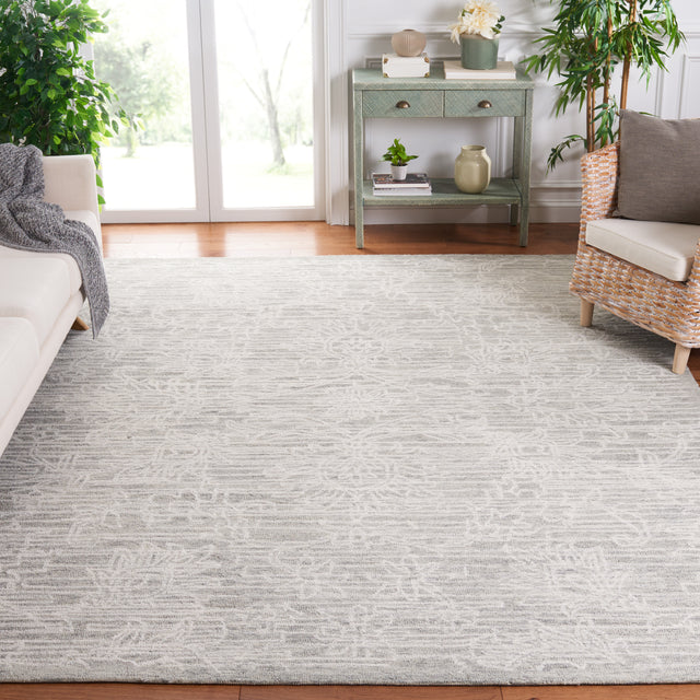 Safavieh Roslyn Ros450F Light Grey/Ivory Rug.