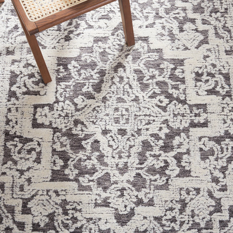 Safavieh Roslyn Ros452G Dark Grey/Ivory Rug.