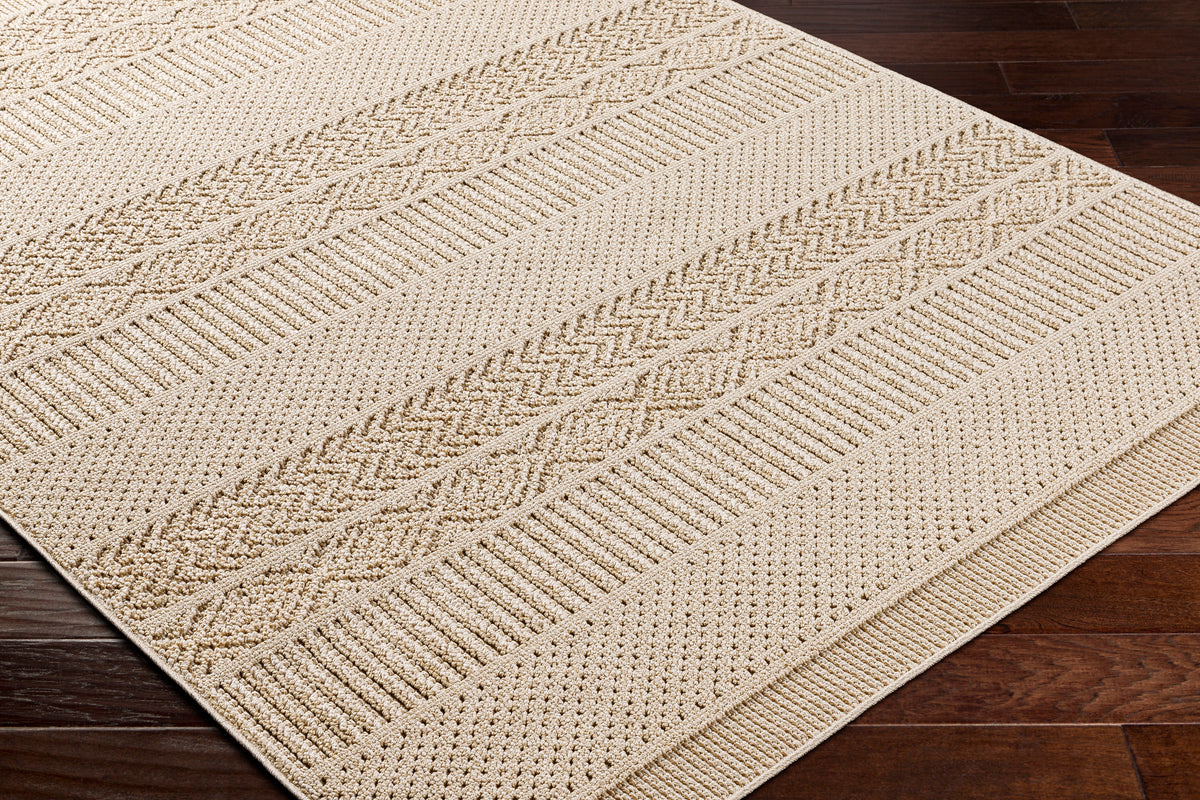 Surya Rockport Rpt-2303 Ivory, Tan Rug.