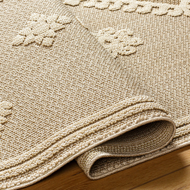 Surya Rockport Rpt-2304 Slate Grey Taupe, Khaki, Pearl Rug.