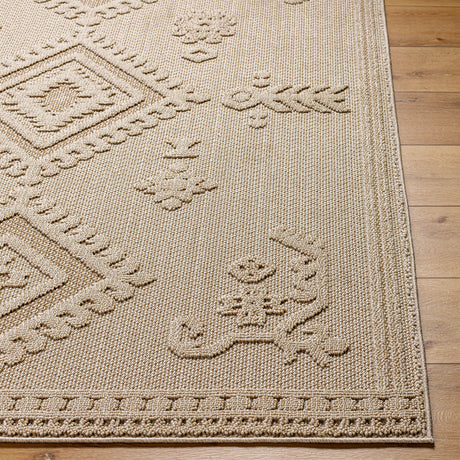 Surya Rockport Rpt-2304 Slate Grey Taupe, Khaki, Pearl Rug.